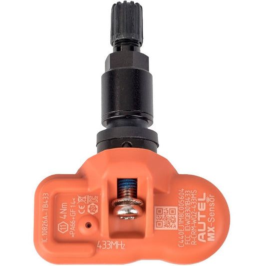 Autel MX-Sensor M – Senzor TPMS Universal Programabil cu Valvă Metalică Negră